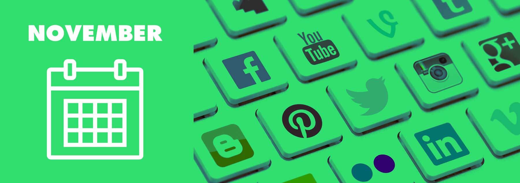 Social Media Calendar November 2023